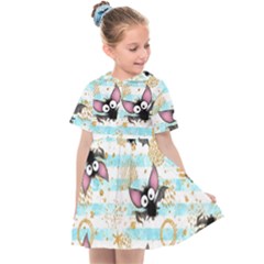 Halloween Bats Kids  Sailor Dress by Angelandspot