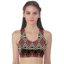 Motif Boho Style Geometric Sports Bra View1