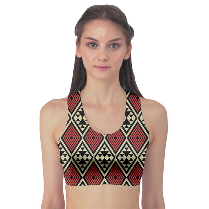 Motif Boho Style Geometric Sports Bra