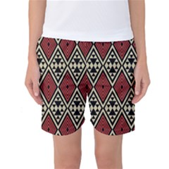 Motif Boho Style Geometric Women s Basketball Shorts by tmsartbazaar