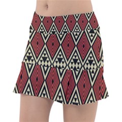 Motif Boho Style Geometric Tennis Skorts by tmsartbazaar