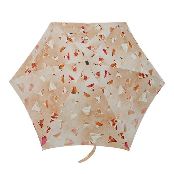 Autumn Abstract Mini Folding Umbrellas