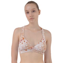 Autumn Abstract Sweetheart Sports Bra by Angelandspot