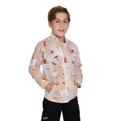 Autumn Abstract Kids  Windbreaker by Angelandspot