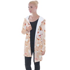 Autumn Abstract Longline Hooded Cardigan by Angelandspot