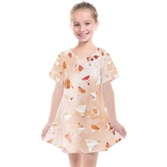 Autumn Abstract Kids  Smock Dress by Angelandspot