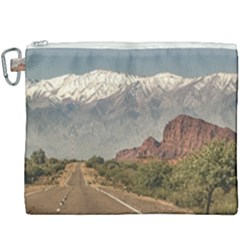 Empty Highway Landscape, La Rioja, Argentina Canvas Cosmetic Bag (xxxl)