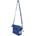 Abstract Blue Pattern Design Folding Shoulder Bag View2