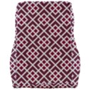 Two Tone Lattice Pattern Car Seat Velour Cushion  View2