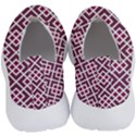 Two Tone Lattice Pattern No Lace Lightweight Shoes View4