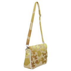 Glam Cow Print Pattern Shoulder Bag With Back Zipper by kellehco