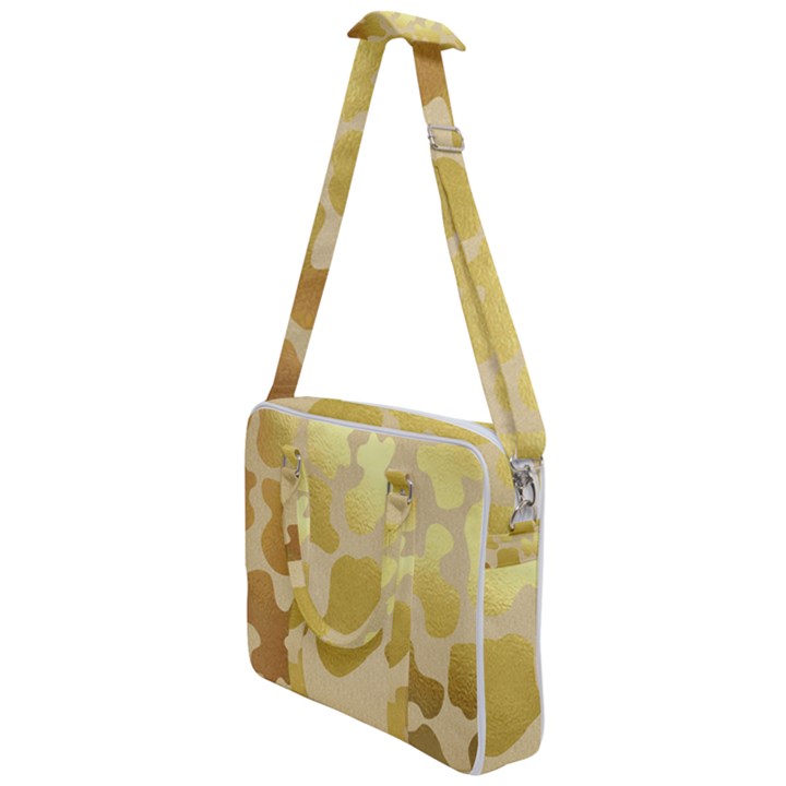 Glam Cow Print Pattern Cross Body Office Bag