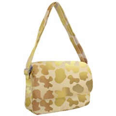 Glam Cow Print Pattern Courier Bag by kellehco