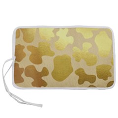 Glam Cow Print Pattern Pen Storage Case (l) by kellehco