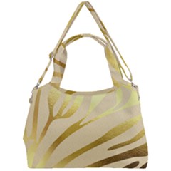 Zebra Double Compartment Shoulder Bag