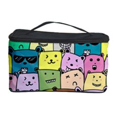 Colorful Cat Lover  Cosmetic Storage by kellehco