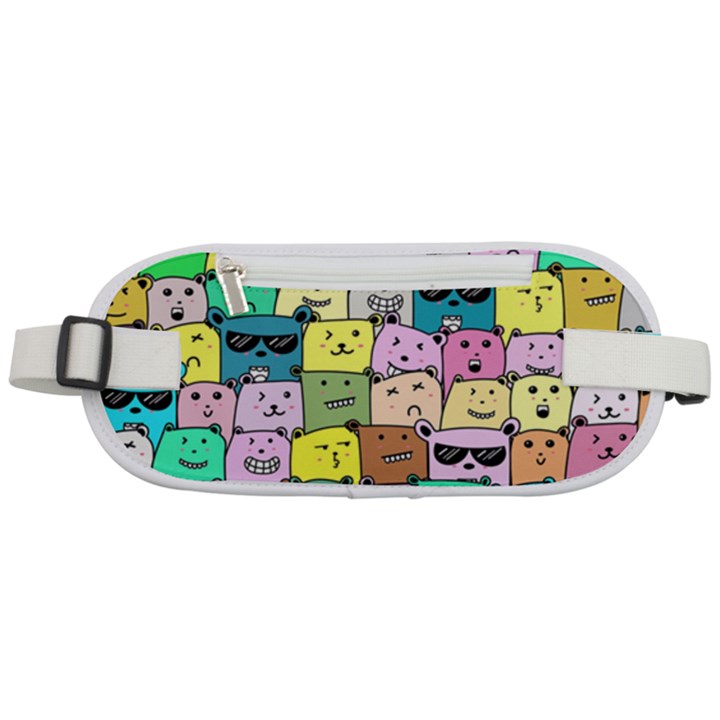 Colorful Cat Lover  Rounded Waist Pouch