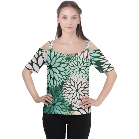 Dahlia  Cutout Shoulder Tee by Angelandspot