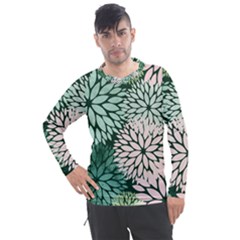 Dahlia  Men s Pique Long Sleeve Tee