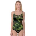 Forest camo pattern, army themed design, soldier Camisole Leotard  View1