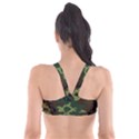 Forest camo pattern, army themed design, soldier Plunge Bikini Top View2