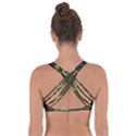 Forest camo pattern, army themed design, soldier Got No Strings Sports Bra View2