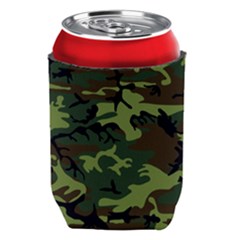 Forest Camo Pattern, Army Themed Design, Soldier Can Holder by Casemiro