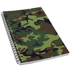 Forest Camo Pattern, Army Themed Design, Soldier 5 5  X 8 5  Notebook by Casemiro