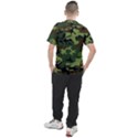 Forest camo pattern, army themed design, soldier Men s Sport Top View2