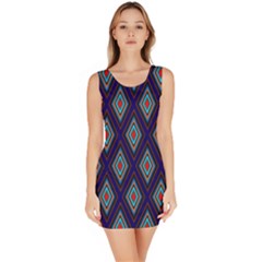 Colorful Diamonds Pattern3 Bodycon Dress by bloomingvinedesign