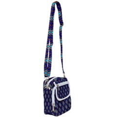 Colorful Diamonds Pattern3 Shoulder Strap Belt Bag by bloomingvinedesign