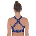 Colorful Diamonds Pattern3 Cross Back Sports Bra View2