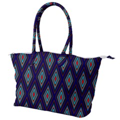 Colorful Diamonds Pattern3 Canvas Shoulder Bag by bloomingvinedesign