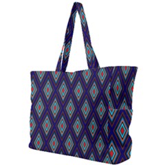 Colorful Diamonds Pattern3 Simple Shoulder Bag by bloomingvinedesign