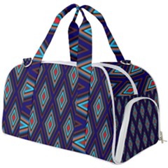 Colorful Diamonds Pattern3 Burner Gym Duffel Bag by bloomingvinedesign