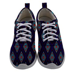 Colorful Diamonds Pattern3 Athletic Shoes by bloomingvinedesign