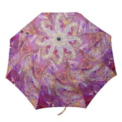 Marbling Abstract Layers Folding Umbrellas by kaleidomarblingart