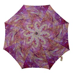 Marbling Abstract Layers Hook Handle Umbrellas (medium) by kaleidomarblingart