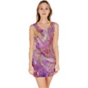 Marbling Abstract Layers Bodycon Dress View1