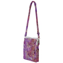 Marbling Abstract Layers Multi Function Travel Bag by kaleidomarblingart