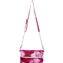 Peonie On Marbling Patterns Mini Crossbody Handbag View1