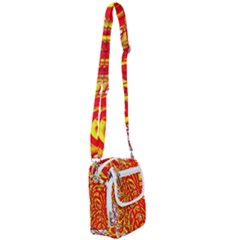 Fire On The Sun Shoulder Strap Belt Bag by ScottFreeArt