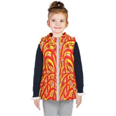 Fire On The Sun Kids  Hooded Puffer Vest