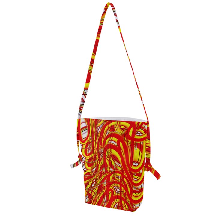 Fire On The Sun Folding Shoulder Bag