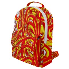 Fire On The Sun Flap Pocket Backpack (small)