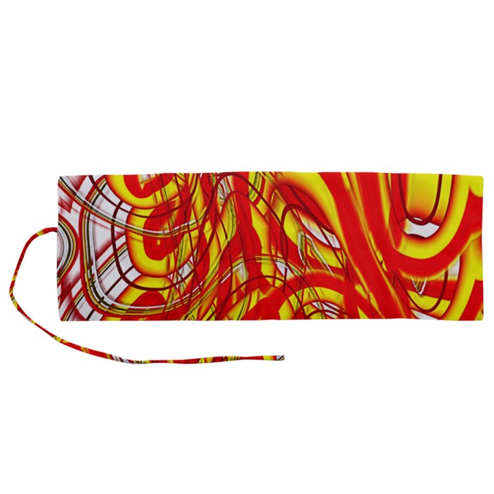 Fire On The Sun Roll Up Canvas Pencil Holder (M)