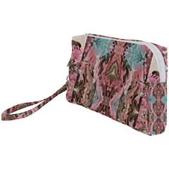 Paola De Giovanni- Marbling Art Viii Wristlet Pouch Bag (small)