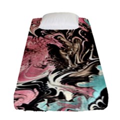 Paola De Giovanni-dragons Fire Iii Fitted Sheet (single Size)