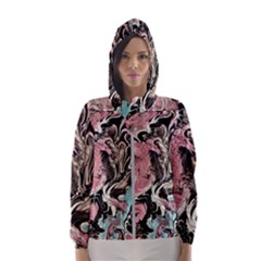 Paola De Giovanni-dragons Fire Iii Women s Hooded Windbreaker