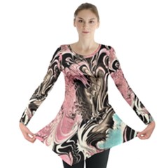 Paola De Giovanni-dragons Fire Iii Long Sleeve Tunic 